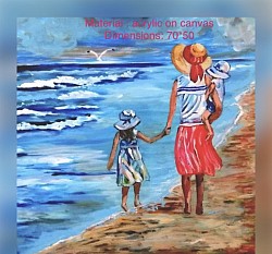 ‘The warm grains of sand touching family hearts ‘ -when the warm grains of sand touch our hearts, we know we’re in the right place. The place of relaxation,rest 