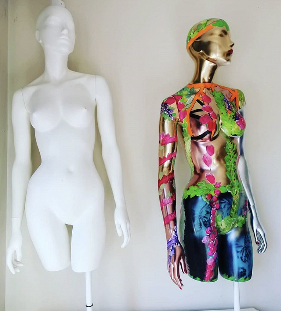 Mannequin -handpainted
