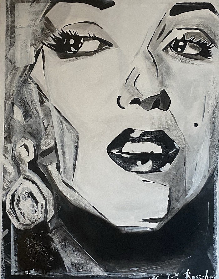 MarylinMonroe -acrylicpainting-80*60