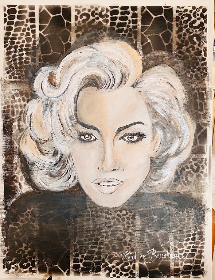 Marylin Monroe - AcrylicArt -canvas dimensions 60*80