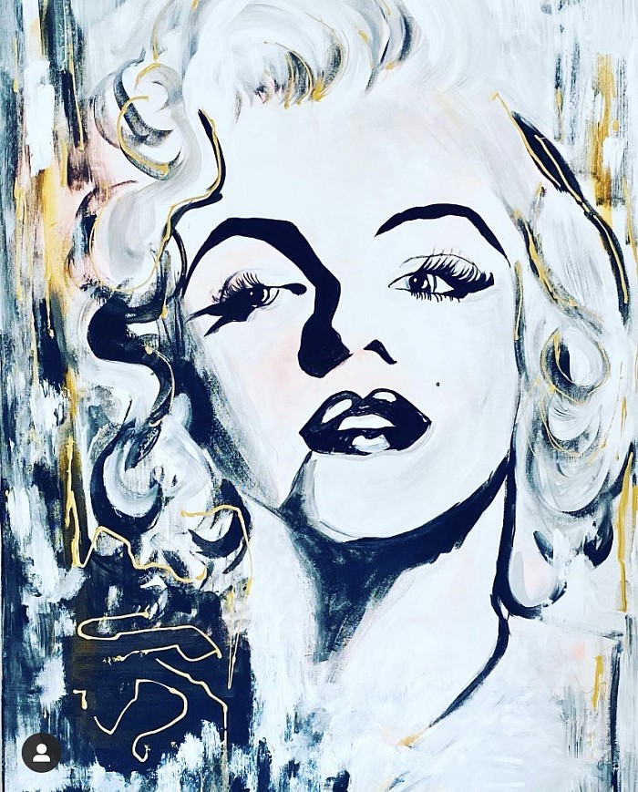 Marylin Monroe - art -120*80 -acrylicpainting
