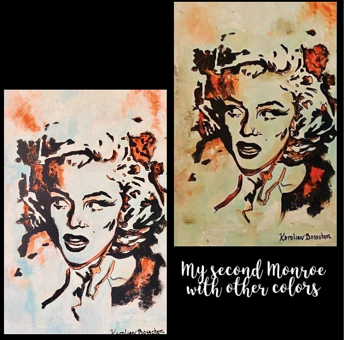 Marylin Monroe -120*80 -acrylicpainting on canvas