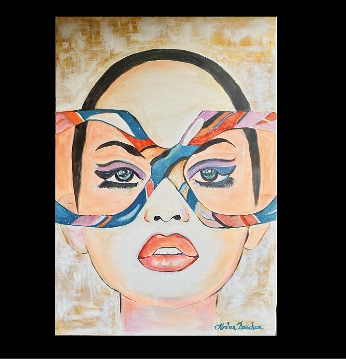 What about Summerglasses-Style is forever- art gallery - acrylic on canvas 100*70