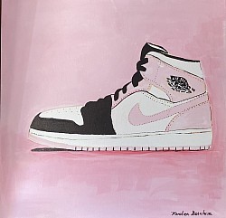 Nike Jordon 1 Girls - acrylic on canvas