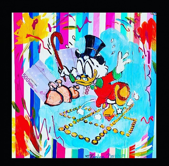 Keep calm & let the games begin - acrylicpainting-50*50