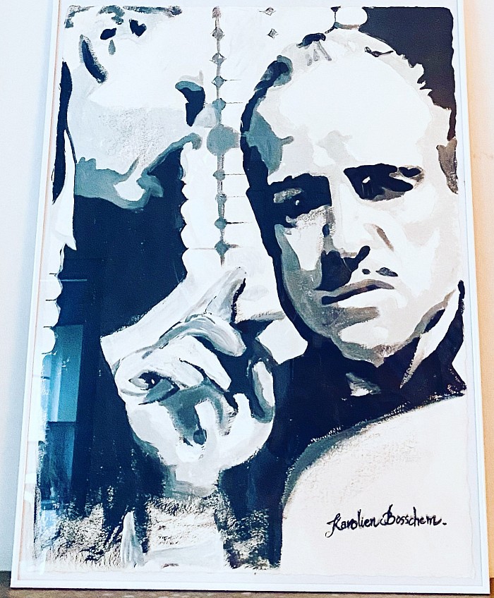The Godfather - acrylicpainting- framed
