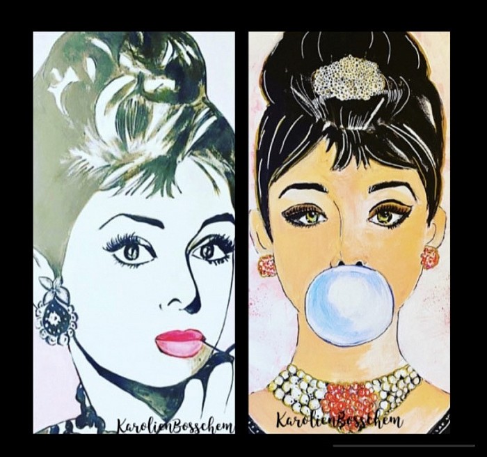 Audrey Hepburn - acrylicpaintings