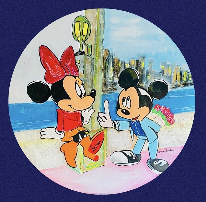 30 years DISNEYLANDPARIS- acrylicpainting-90’cm