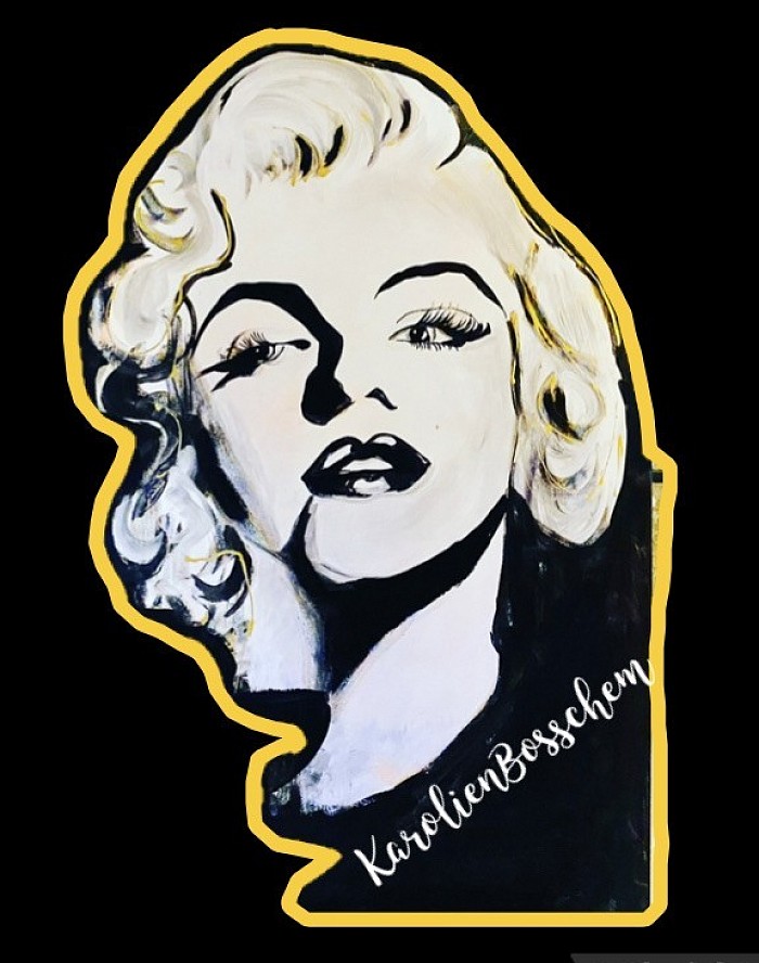 Marilyn Monroe - acrylicpainting- 120*80