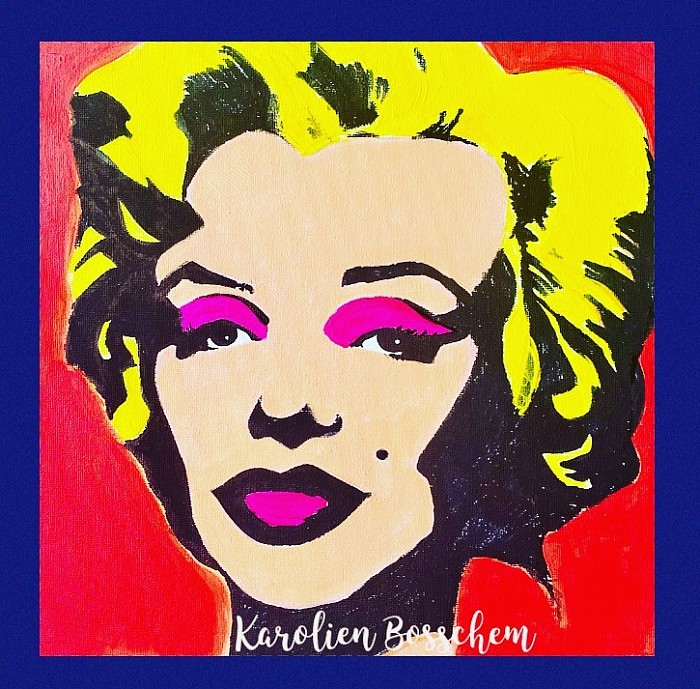 Marilyn Monroe -30*30 cm -acrylicpainting