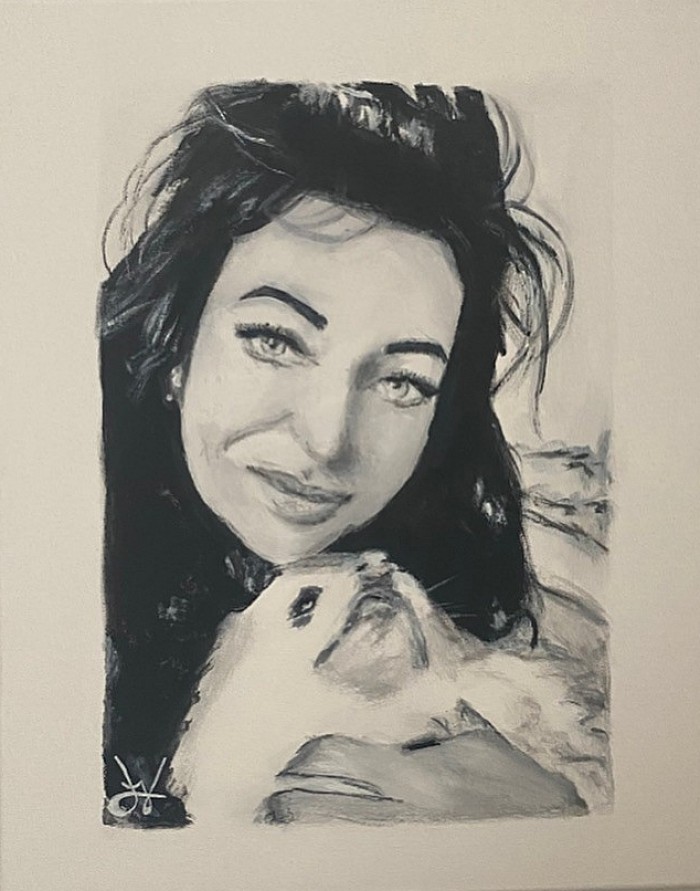 Portraitart-acrylicpainting by MilanHovanak instagram@portreitartist
