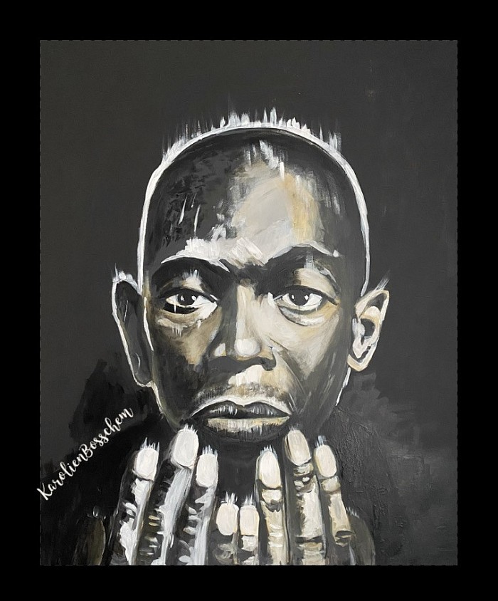 Maxi Jazz -Faithless -dimensions 100*80 cm