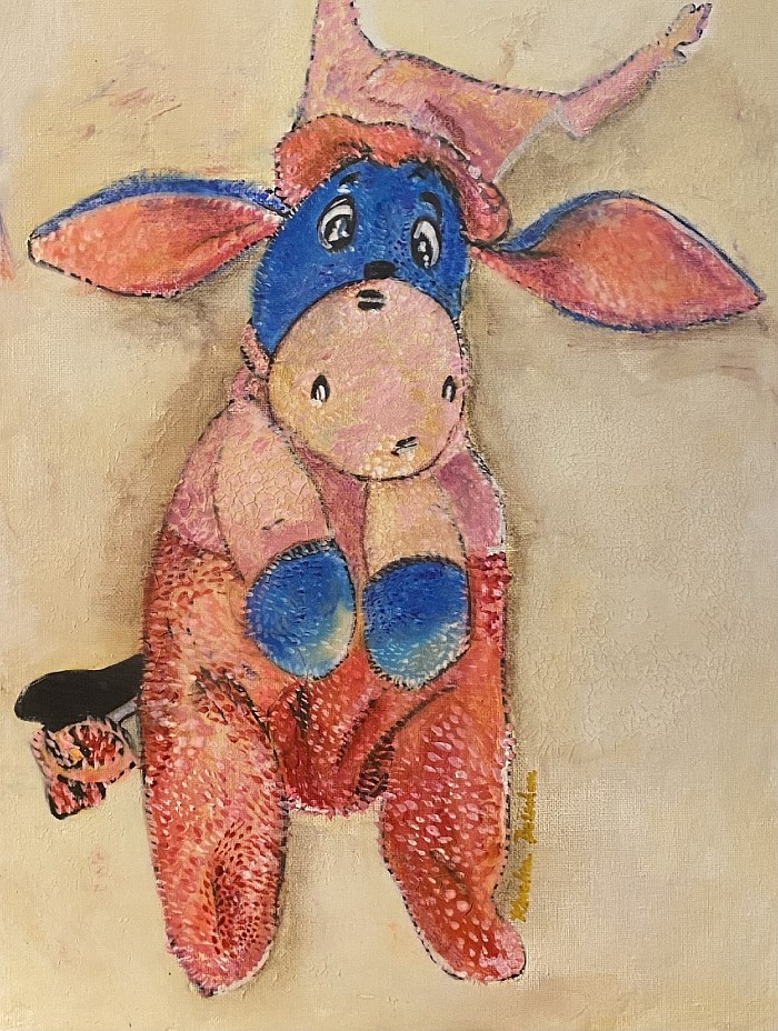 Knuffel - acrylicpainting-40*30 cm