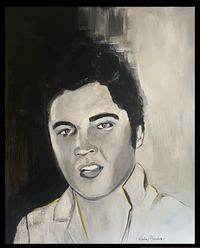 Elvis Presley-the King of Rock&Roll -100*80cm