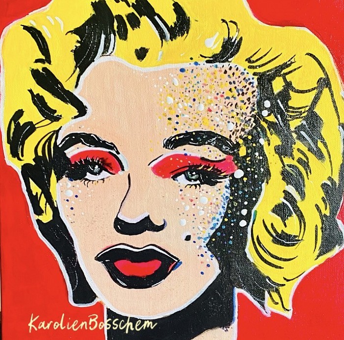 Marilyn Monroe-acrylicpainting 30*30cm