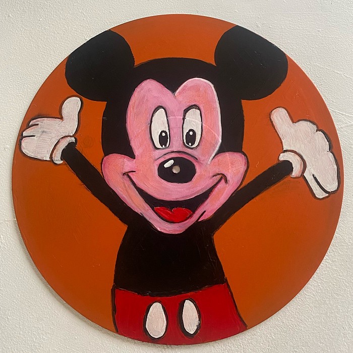 Placemat-handpainted LP -Mickey