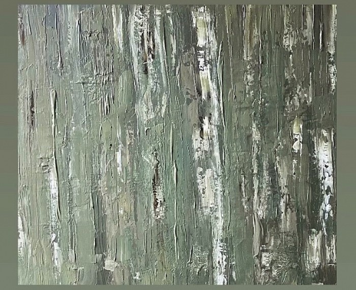 In nature nothing is perfect and everything is perfect -abstract art -80*70cm