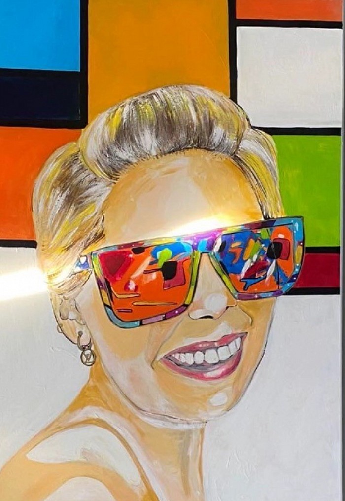 Anissa -acrylicpainting-100*70cm