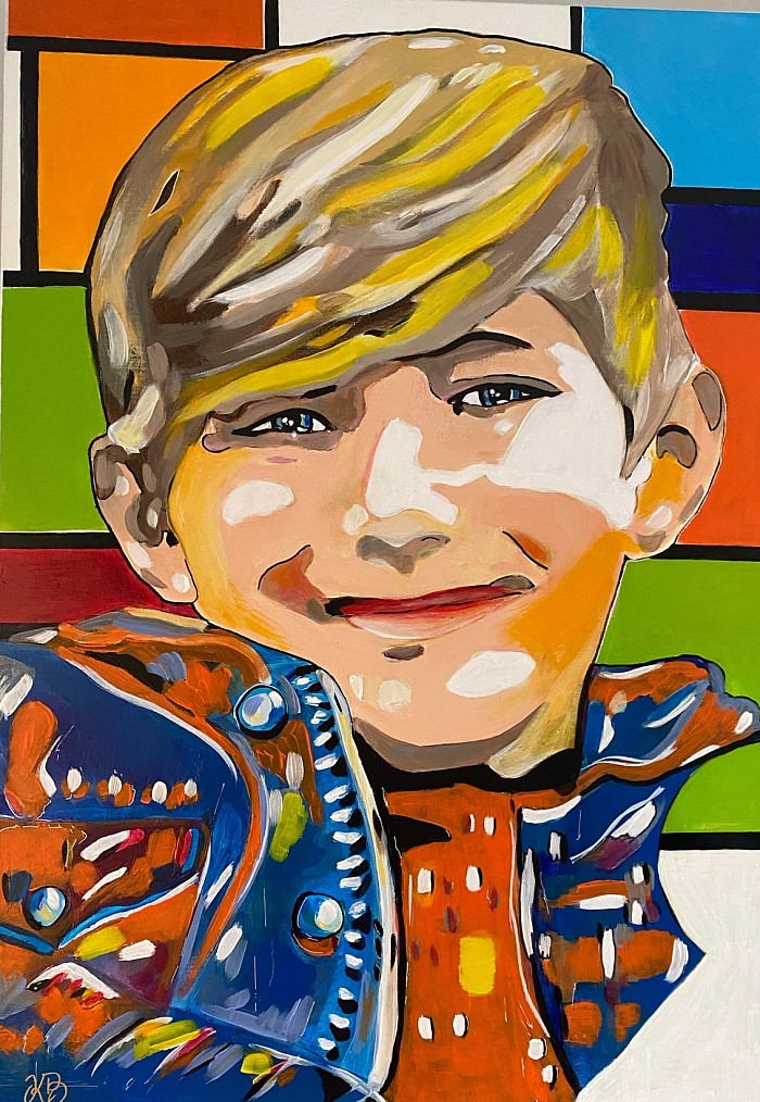 Portraitpainting-acrylicpainting-100*70cm