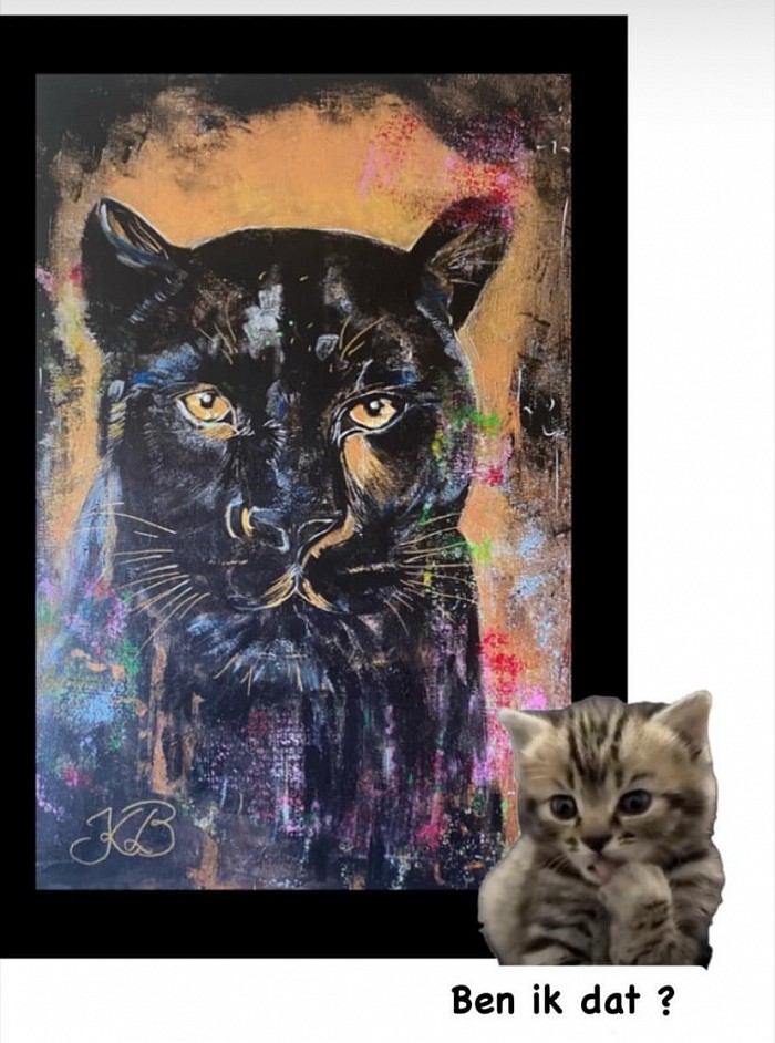 Black Panther -120*80 cm