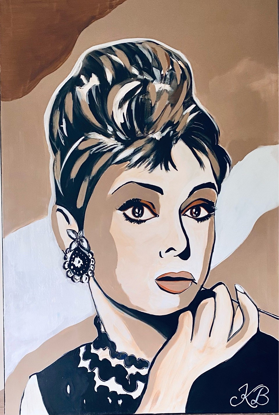 Audrey Hepburn -120 cm *80 cm