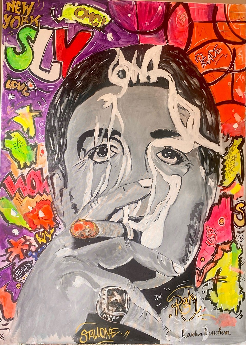 Sylvester Stallone - 140*100cm