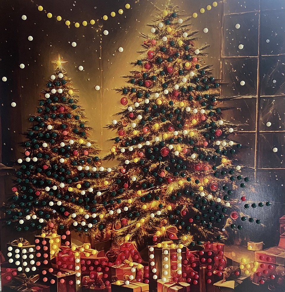 Diamond painting -Christmascard -18*18 cm
